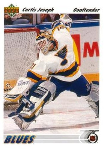 #139 Curtis Joseph - St. Louis Blues - 1991-92 Upper Deck Hockey