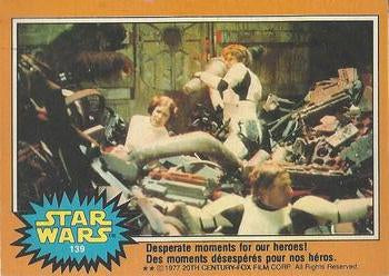 #139 Desperate moments for our heroes! - 1977 O-Pee-Chee Star Wars