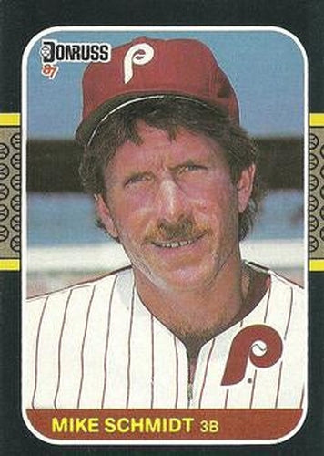 #139 Mike Schmidt - Philadelphia Phillies - 1987 Donruss Baseball