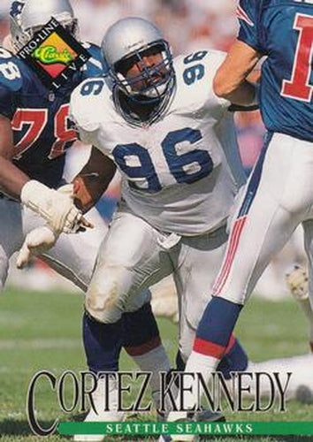 #139 Cortez Kennedy - Seattle Seahawks - 1994 Pro Line Live Football