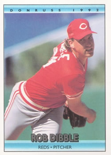 #139 Rob Dibble - Cincinnati Reds - 1992 Donruss Baseball