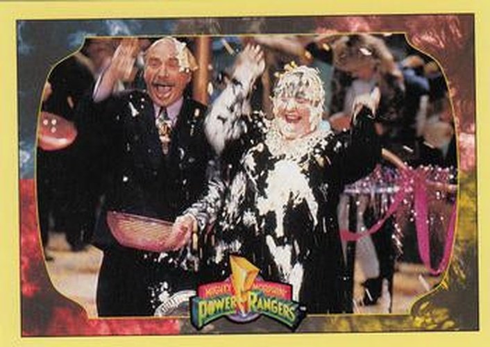 #139 Food Fight - 1994 Collect-A-Card Power Rangers