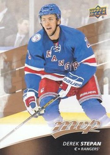 #139 Derek Stepan - New York Rangers - 2017-18 Upper Deck MVP Hockey
