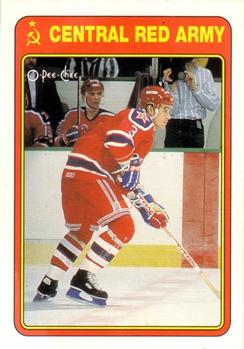 #13R Valeri Shiryaev - Central Red Army - 1990-91 O-Pee-Chee Hockey - Central Red Army