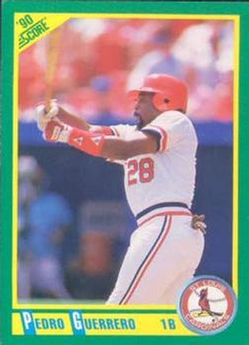 #13 Pedro Guerrero - St. Louis Cardinals - 1990 Score Baseball