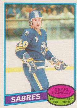 #13 Craig Ramsay - Buffalo Sabres - 1980-81 O-Pee-Chee Hockey