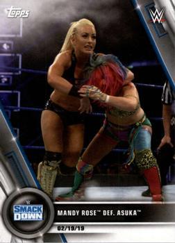 #13 Mandy Rose def. Asuka - 2020 Topps WWE Women's Division Wrestling