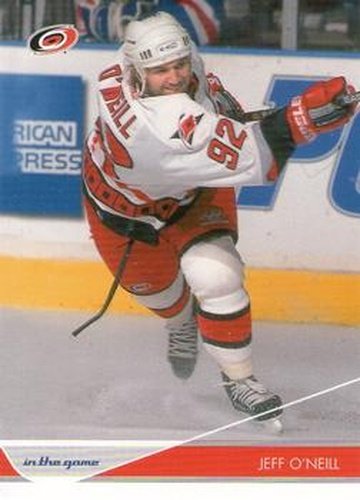 #13 Jeff O'Neill - Carolina Hurricanes - 2003-04 In The Game Toronto Star Hockey