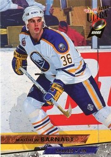 #13 Matthew Barnaby - Buffalo Sabres - 1993-94 Ultra Hockey
