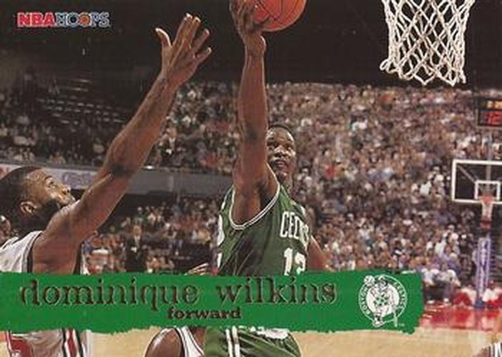 #13 Dominique Wilkins - Boston Celtics - 1995-96 Hoops Basketball