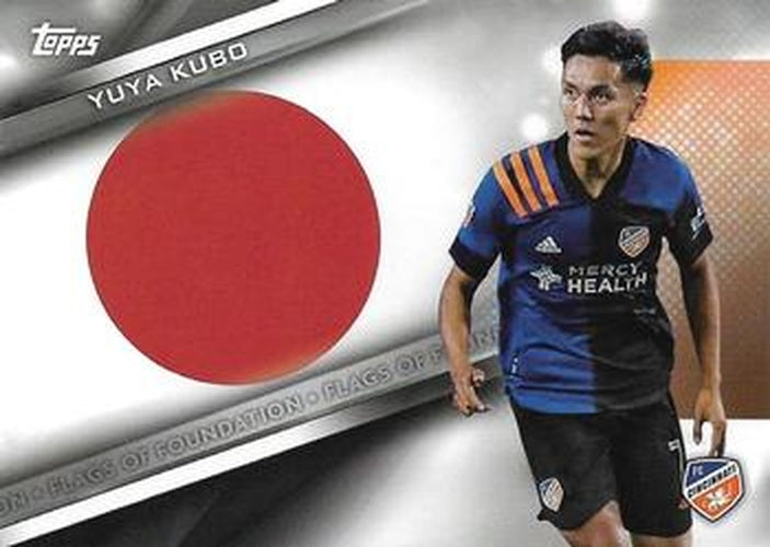 #FF-13 Yuya Kubo - Cincinnati - 2021 Topps MLS Soccer - Flags of Foundation