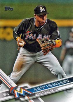 #13 Adeiny Hechavarria - Miami Marlins - 2017 Topps Baseball