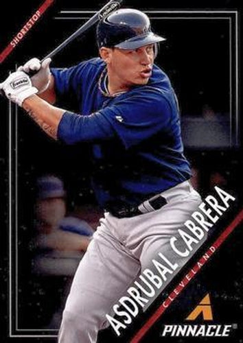 #13 Asdrubal Cabrera - Cleveland Indians - 2013 Pinnacle Baseball