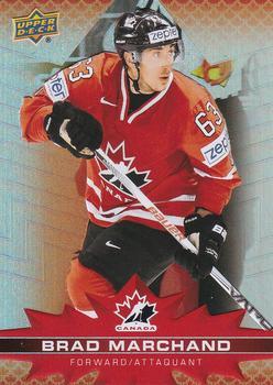 #13 Brad Marchand - Canada - 2021-22 Upper Deck Tim Hortons Team Canada Hockey