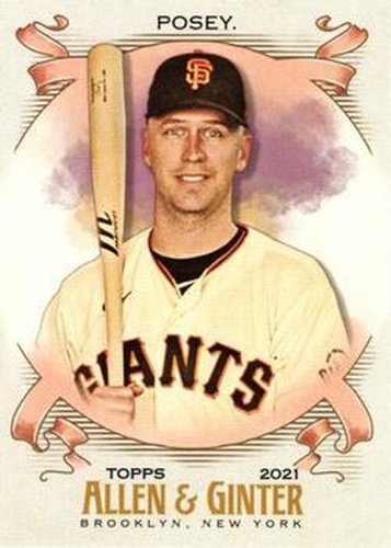 #13 Buster Posey - San Francisco Giants - 2021 Topps Allen & Ginter Baseball