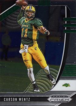 #13 Carson Wentz - North Dakota State Bison - 2020 Panini Prizm Draft Picks Football