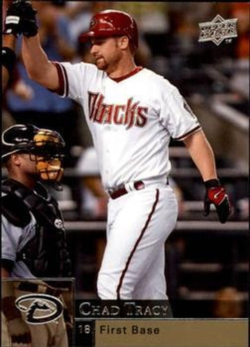 #13 Chad Tracy - Arizona Diamondbacks - 2009 Upper Deck Baseball