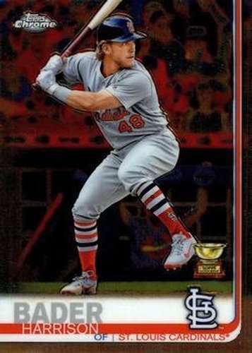 #13 Harrison Bader - St. Louis Cardinals - 2019 Topps Chrome Baseball
