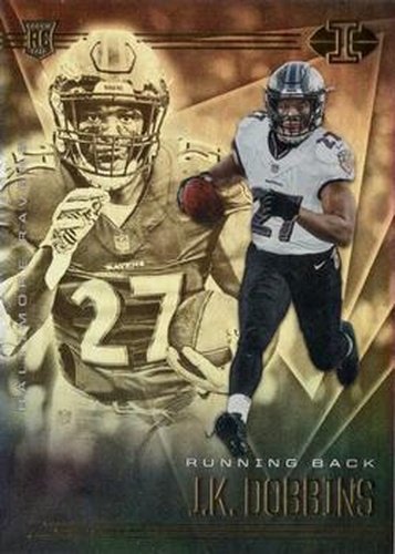 #13 J.K. Dobbins - Baltimore Ravens - 2020 Panini Illusions Football