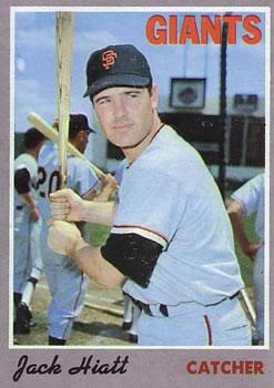 #13 Jack Hiatt - San Francisco Giants - 1970 Topps Baseball