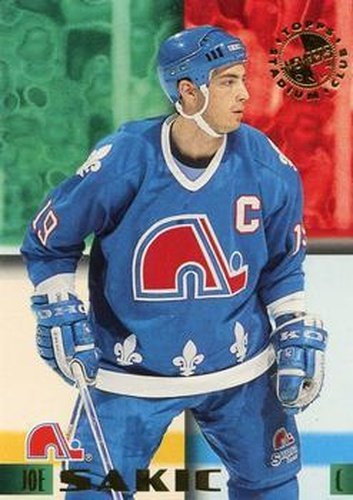 #13 Joe Sakic - Quebec Nordiques - 1995-96 Stadium Club Members Only 50 Hockey