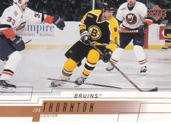 #13 Joe Thornton - Boston Bruins - 2000-01 Upper Deck Hockey