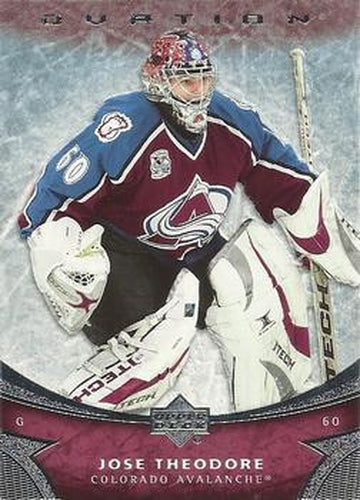 #13 Jose Theodore - Colorado Avalanche - 2006-07 Upper Deck Ovation Hockey