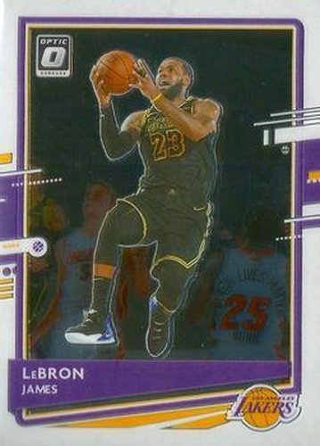 #13 LeBron James - Los Angeles Lakers - 2020-21 Donruss Optic Basketball