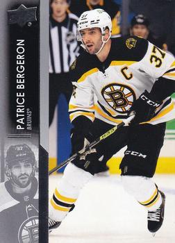 #13 Patrice Bergeron - Boston Bruins - 2021-22 Upper Deck Hockey