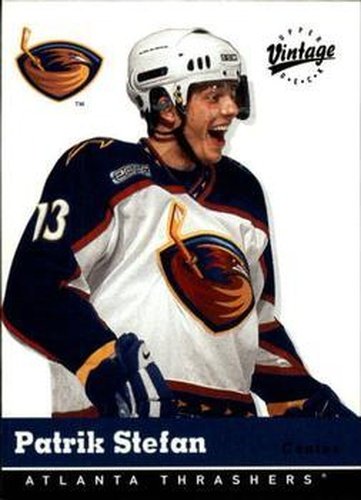 #13 Patrik Stefan - Atlanta Thrashers - 2000-01 Upper Deck Vintage Hockey