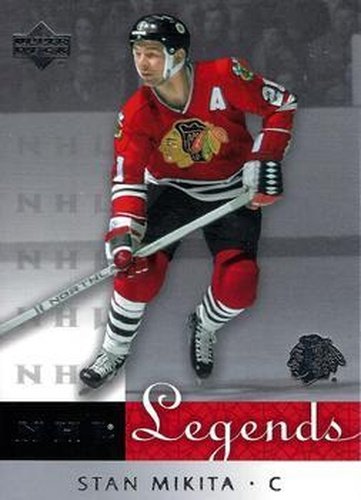#13 Stan Mikita - Chicago Blackhawks - 2001-02 Upper Deck Legends Hockey