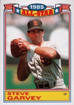 #13 Steve Garvey - San Diego Padres - 1986 Topps Baseball - Glossy All-Stars