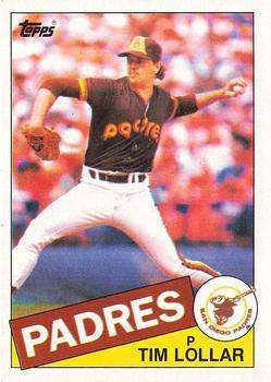 #13 Tim Lollar - San Diego Padres - 1985 Topps Baseball