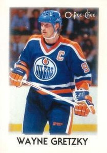 #13 Wayne Gretzky - Edmonton Oilers - 1987-88 O-Pee-Chee Minis Hockey