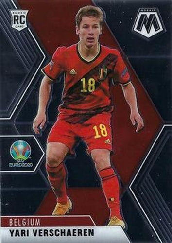 #13 Yari Verschaeren - Belgium - 2021 Panini Mosaic UEFA EURO Soccer