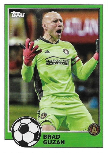 #T81-13 Brad Guzan - Atlanta United - 2021 Topps MLS Soccer - 1981 Throwback