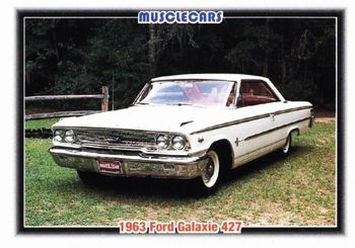 #13 1963 Ford Galaxie 427 - 1992 Collect-A-Card Muscle Cars