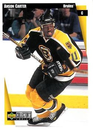 #13 Anson Carter - Boston Bruins - 1997-98 Collector's Choice Hockey