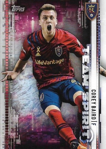 #TS-13 Corey Baird - Real Salt Lake - 2021 Topps MLS Soccer - Team Spirit