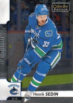 #13 Henrik Sedin - Vancouver Canucks - 2017-18 O-Pee-Chee Platinum Hockey
