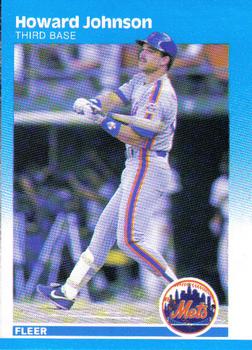  1987 Fleer #17 Kevin Mitchell New York Mets MLB