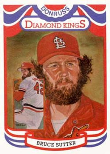 #13b Bruce Sutter - St. Louis Cardinals - 1984 Donruss Baseball