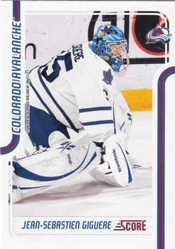 #140 Jean-Sebastien Giguere - Colorado Avalanche - 2011-12 Score Hockey