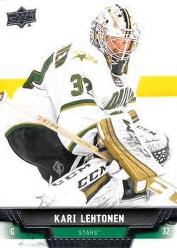 #140 Kari Lehtonen - Dallas Stars - 2013-14 Upper Deck Hockey