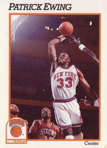 #140 Patrick Ewing - New York Knicks - 1991-92 Hoops Basketball