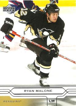 #140 Ryan Malone - Pittsburgh Penguins - 2004-05 Upper Deck Hockey