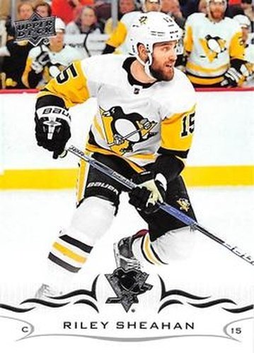 #140 Riley Sheahan - Pittsburgh Penguins - 2018-19 Upper Deck Hockey