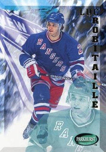#140 Luc Robitaille - New York Rangers - 1995-96 Parkhurst International Hockey