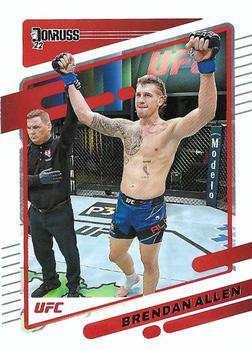 #140 Brendan Allen - 2022 Donruss UFC MMA