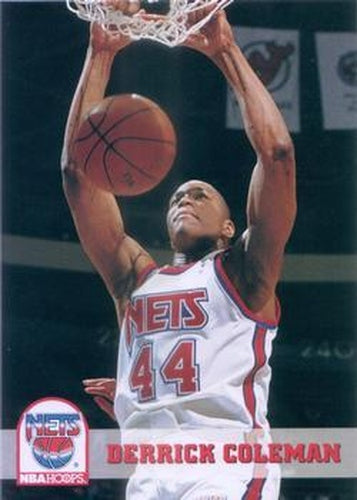 #140 Derrick Coleman - New Jersey Nets - 1993-94 Hoops Basketball